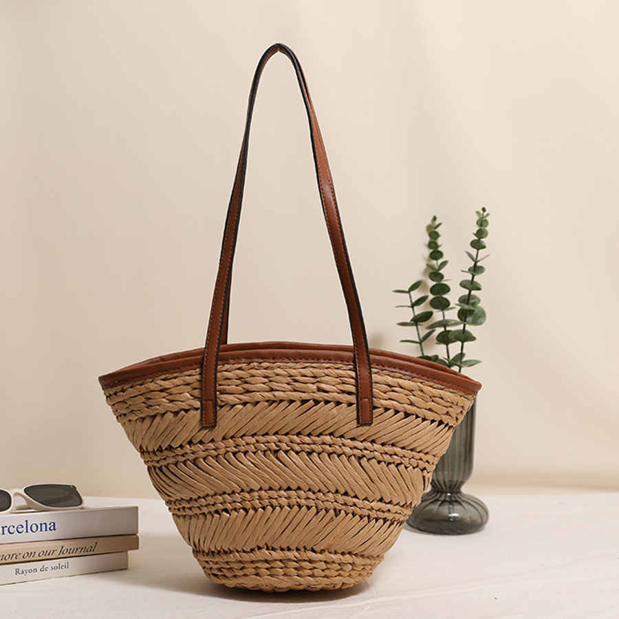 Women'S Raffia Bags - Sacs d'été en paille pour femmes,