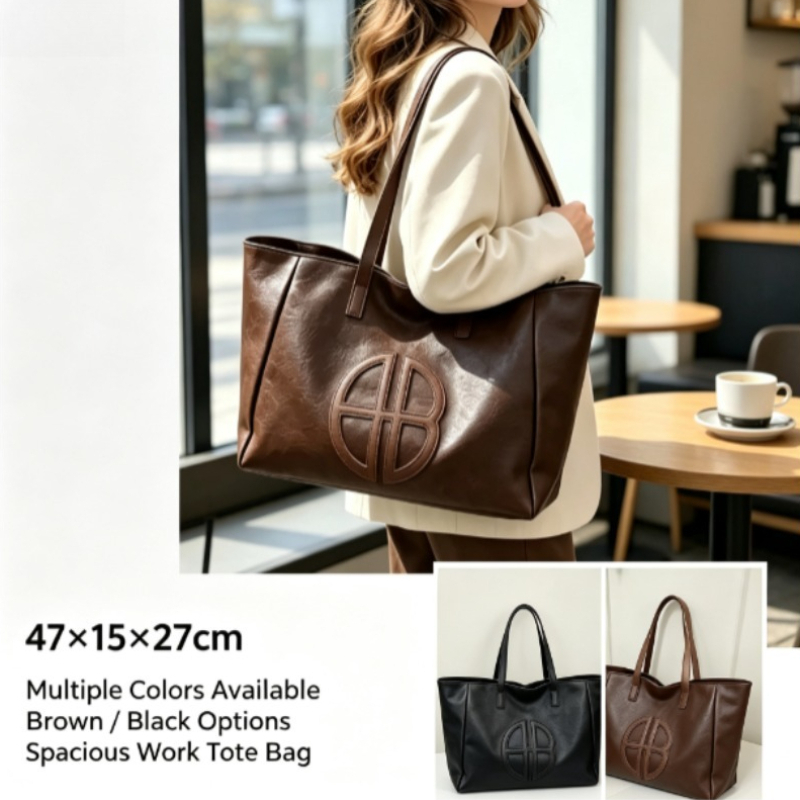 Women Bags 2026 Trends - Nouveau Sac Fourre-tout Rétro Grande Capacité