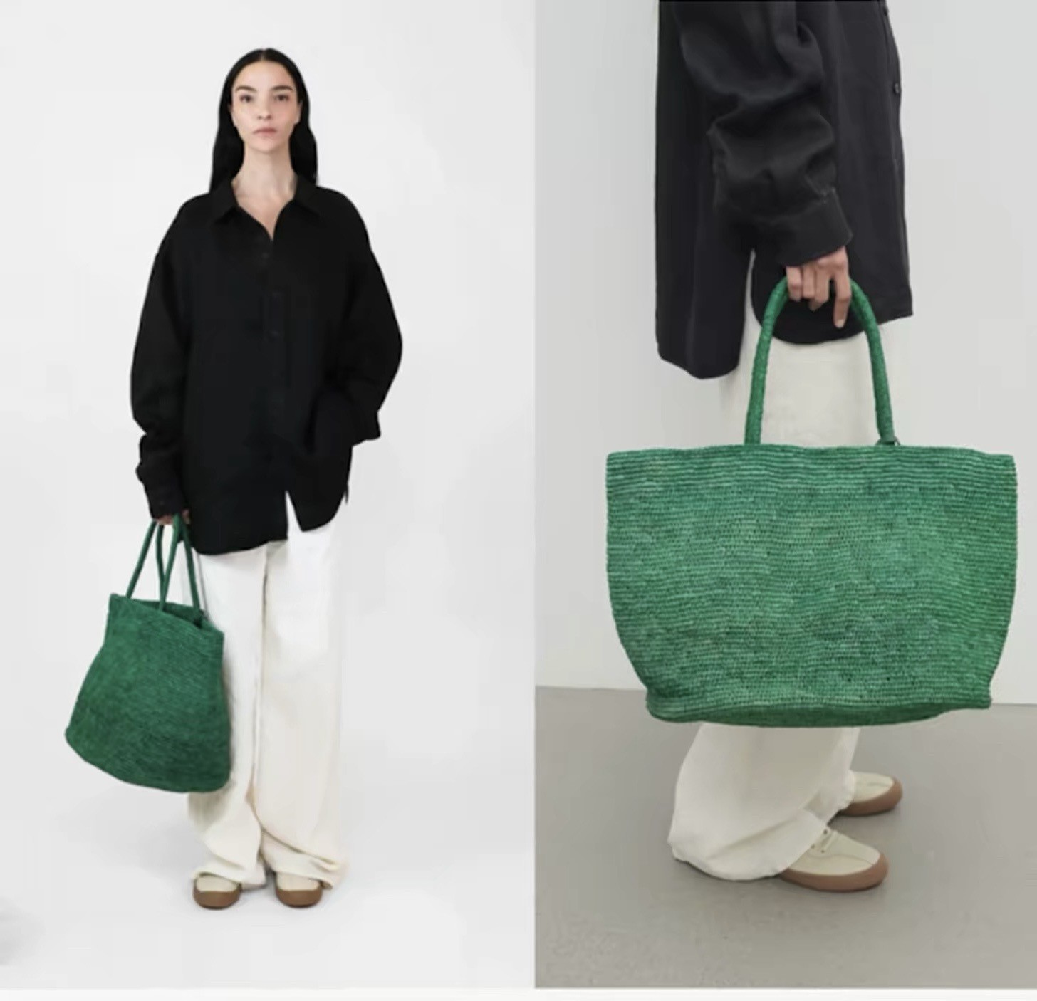 Women'S Raffia Bags - Nouveau Sac Fourre-tout Grande Capacité en