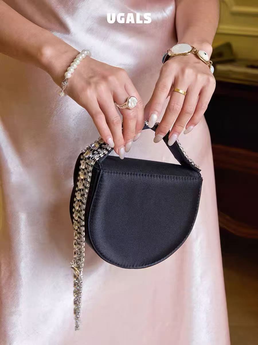 Sac de soirée de luxe en satin - Women Bags On Sale avis et prix