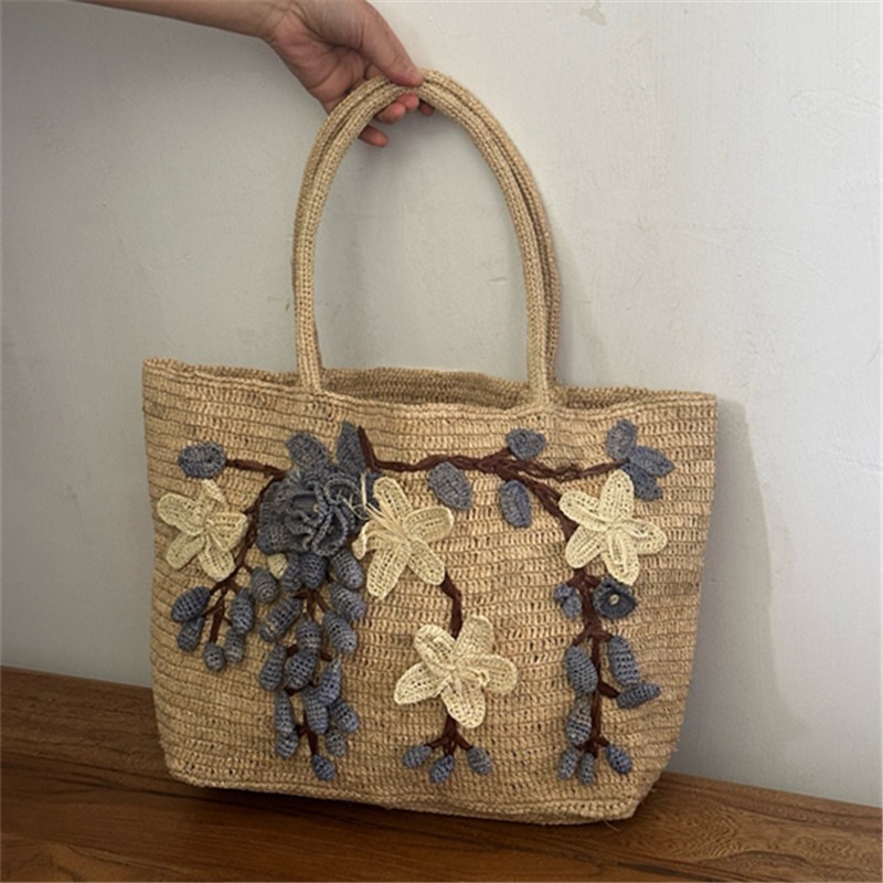 Nouveau Sac à Main en Raphia F - Women'S Raffia Bags avis et prix