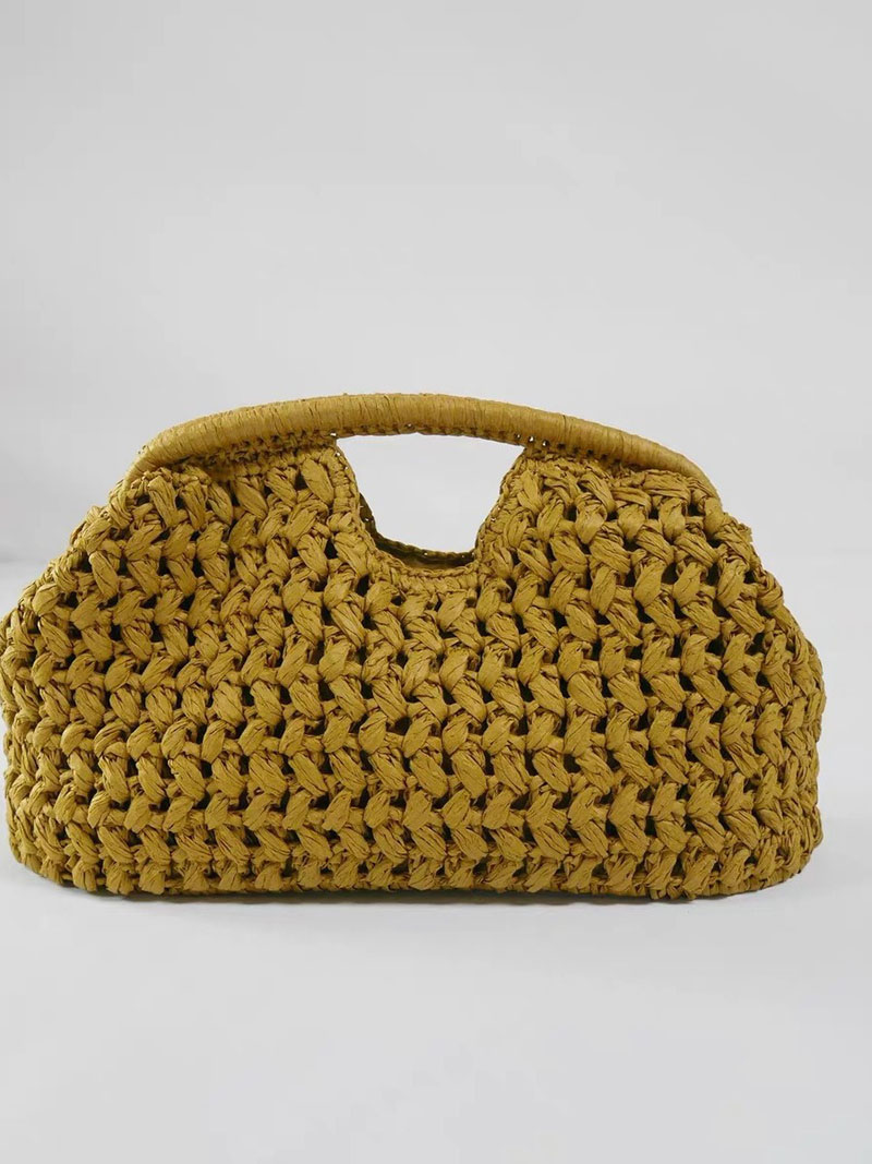 Sac à main tissé en chaîne pou - Women'S Raffia Bags avis et prix