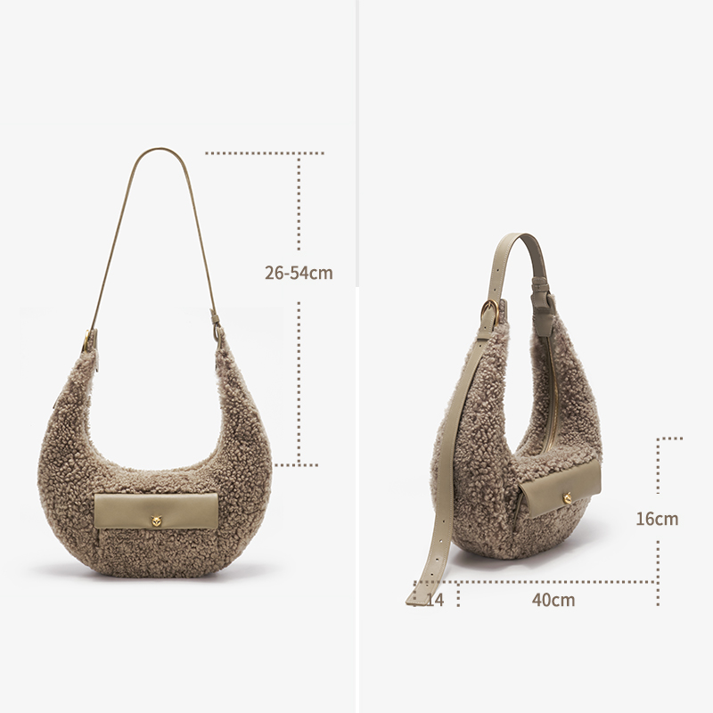Sac à bandoulière semi-circula - Women Bags Branded avis et prix