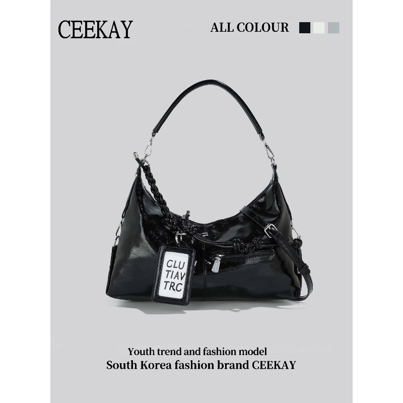 Sac Hobo en Cuir Brillant CEEK - Women Bags 2026 Trends avis et prix