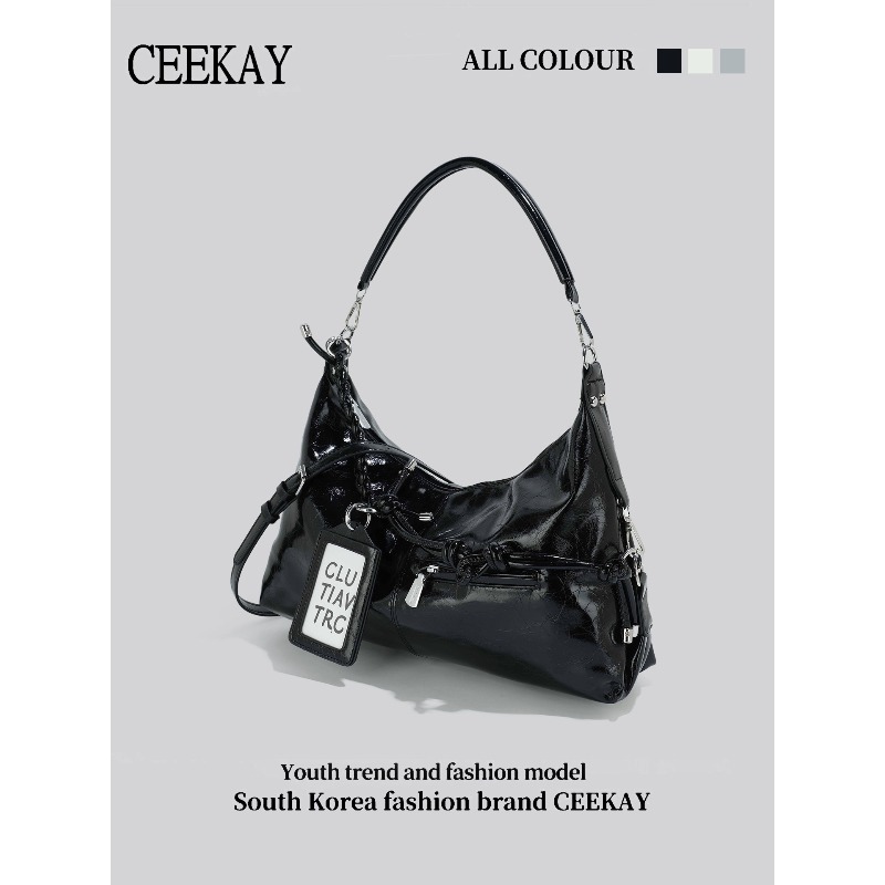 Sac Hobo en Cuir Brillant CEEK - Women Bags 2026 Trends avis et prix
